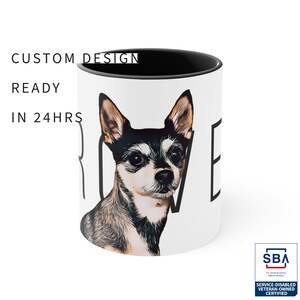 National Dog Day Mug, Personalized Dog Cat Pet Portrait Photo, Cartoon Painting Sketch, Drinkware Gift Dog Cat fans and lovers, 11oz 15oz