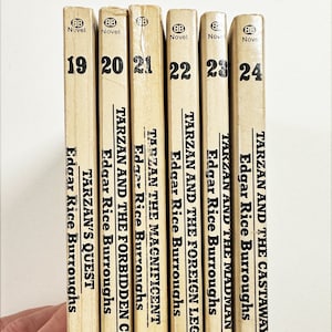 Tarzan Book Series 1975 Choose Your Title