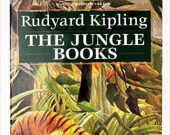 The Jungle Books by Rudyard Kipling 1981 Vintage Book