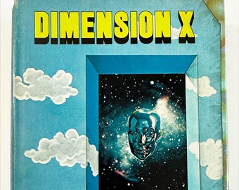 Dimensión X 1970 Libro de ciencia ficción vintage