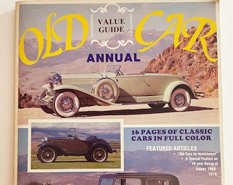 Old Car Value Guide Annual - Volume VI No. 11 - 1979 - Vintage Car