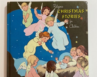 Religious Christmas Stories for Children by Van B. Hooper - 1961 - Vintage Children's Book