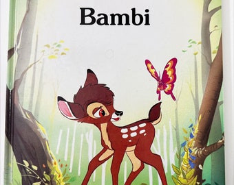 Bambi Walt Disney 1986 Vintage Book