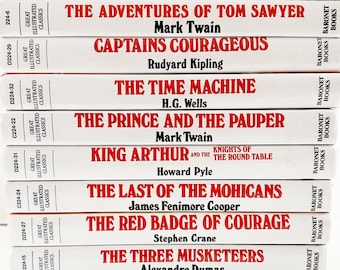 Vintage Illustrated Classics Book Series, Choose Your Title