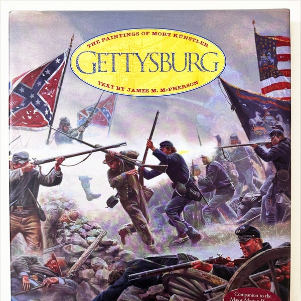 Gettysburg The Paintings of Mort Kunstler 1993 Vintage Book