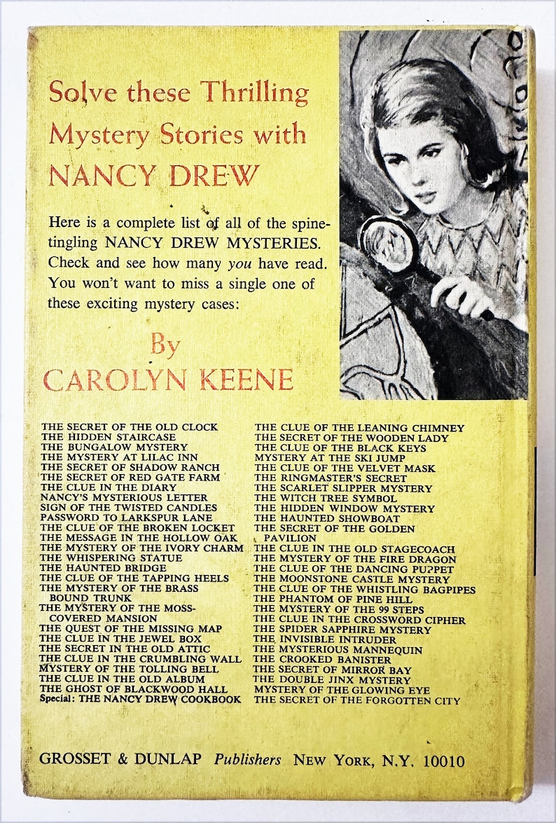 Nancy Drew Vintage Mystery Books Choose Your Title image 8