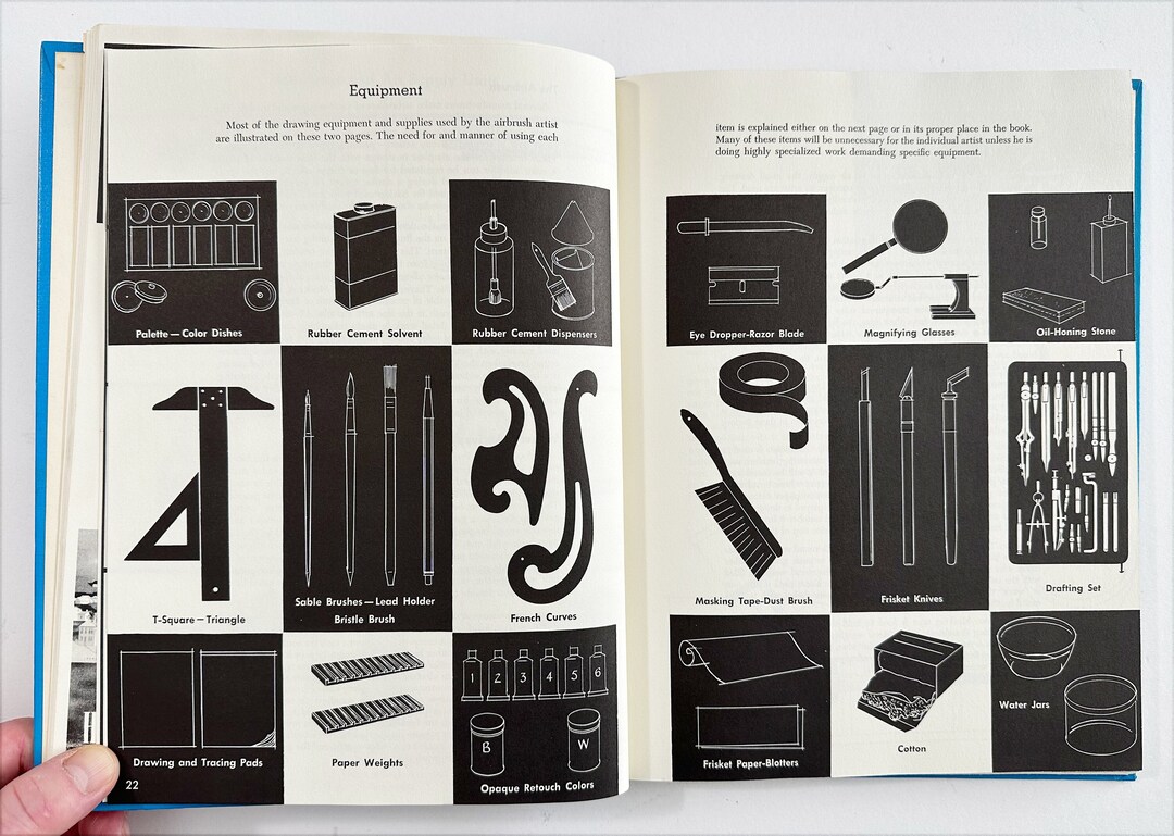 The Complete Airbrush Book 1955 Vintage Etsy