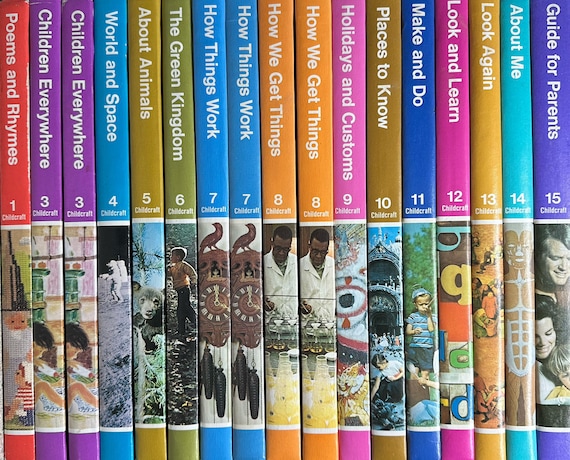 Childcraft Series 1980's Vintage Children's Books Choose Your