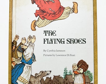 Los zapatos voladores, libro infantil vintage de 1973