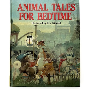 Cuentos de animales para dormir ilustrados por Eric Kincaid Libro infantil vintage