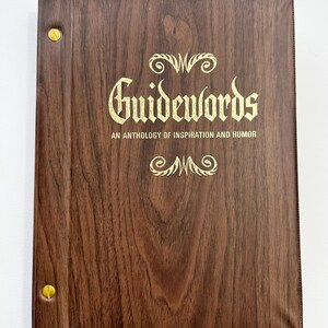 Guidewords Eine Anthologie der Inspiration und des Humors 1971 Vintage Buch