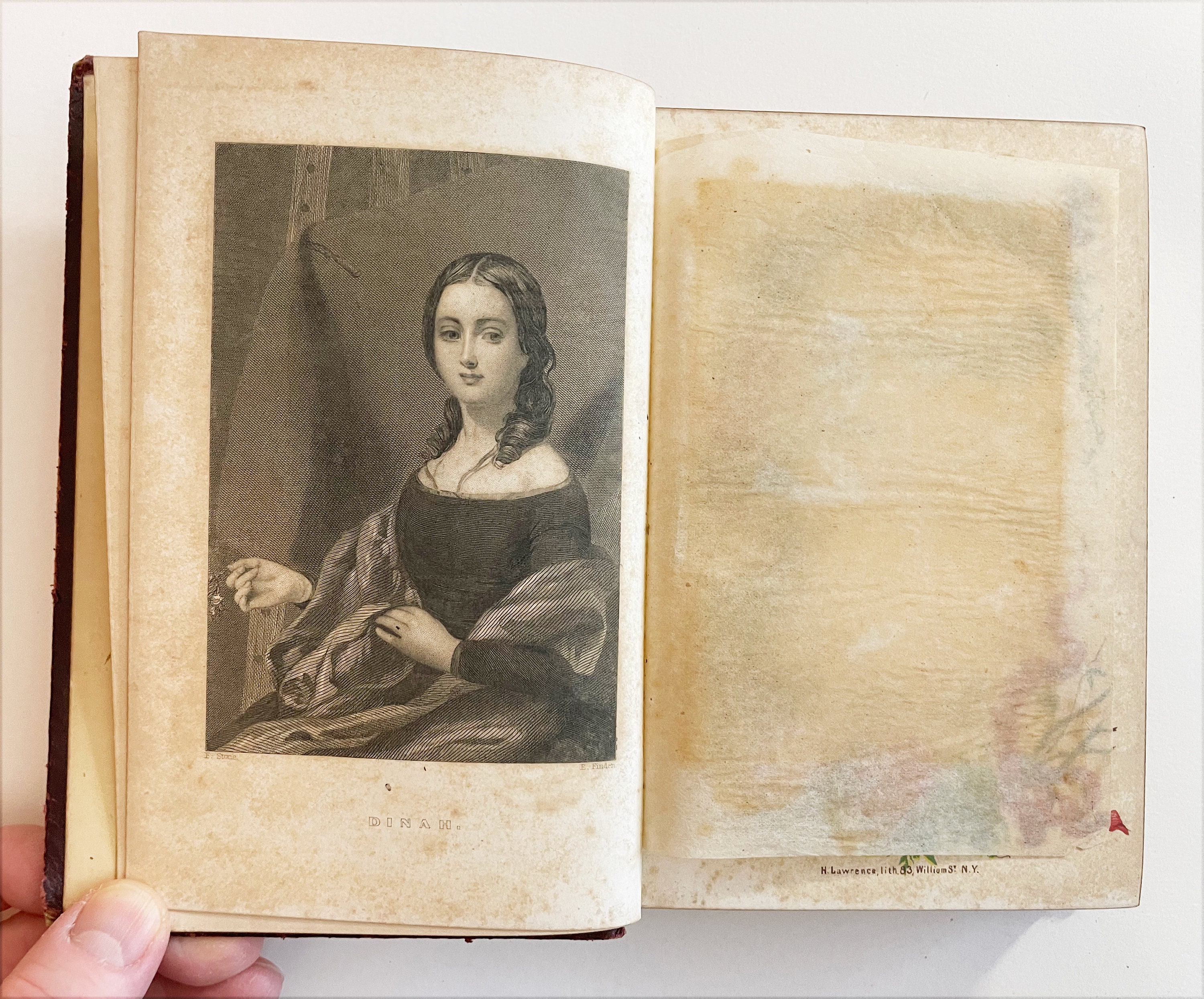 Ladies Scrapbook 1860's Vintage Book Etsy