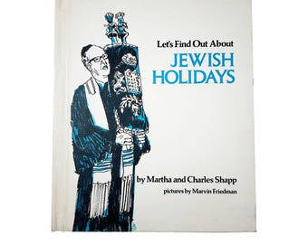 Let's Find Out About Jewish Holidays 1971 Vintage Book