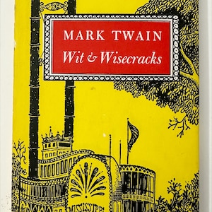 Mark Twain Wit & Wisecracks 1961 Vintage Book