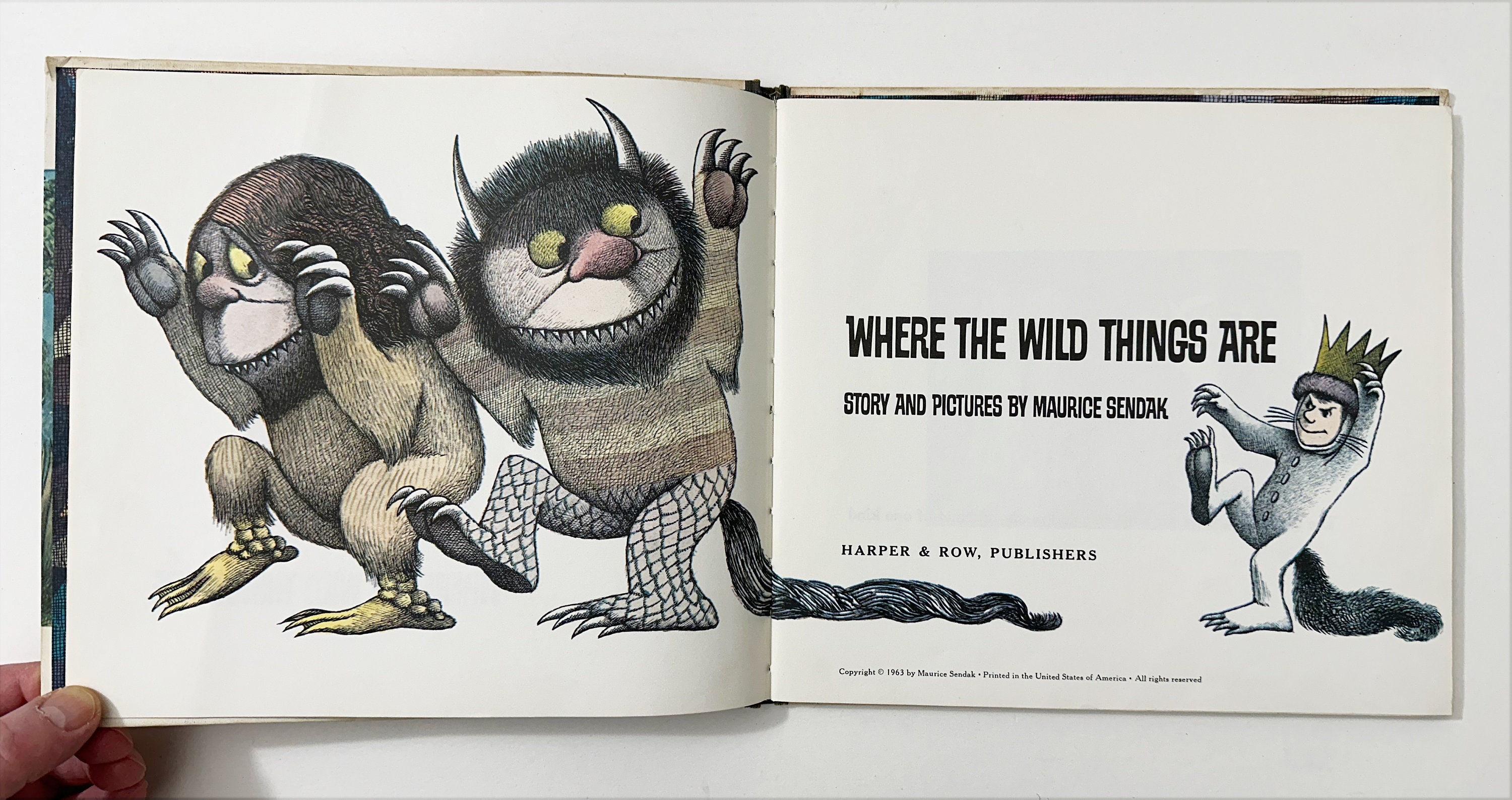 Where the Wild Things Are by Maurice Sendak 1963 Vintage
