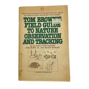 Tom Brown's Field Guide to Nature Observation and Tracking Vintage Book