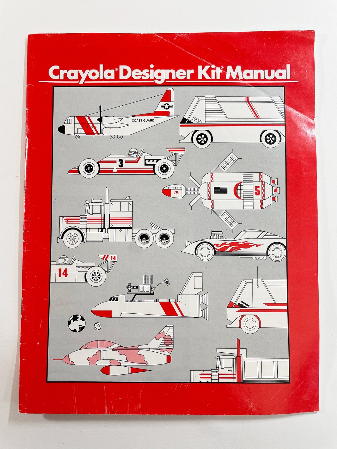 Crayola Designer Kit Manual - 1986 - Vintage Children's Magazine - Etsy