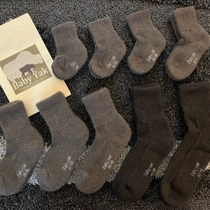 100% Baby Yak Wool Socks