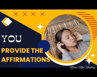 Custom Subliminal Audio with Your Affirmations - WAV or MP3 (1-30 minutes)