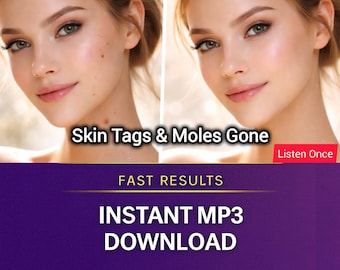 Skin Tags & Moles Disappear FAST | Smooth Clear Skin Subliminal (1 Listen Results)