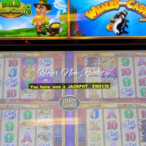 Hand pay jackpot on Buffalo 4-game Spinning Fortunes slot machine