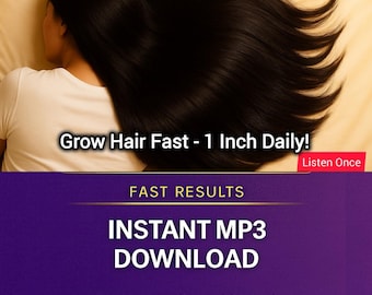 Rapid Hair Growth Subliminal - Grow 1 Inch Per Day - Longer & Thicker (1-Listen Results)