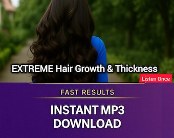 Extreme Hair Growth Subliminal - Longer, Thicker & Healthier (1-Listen Results)