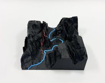 Angel's Landing Hike 3D Topographical Model