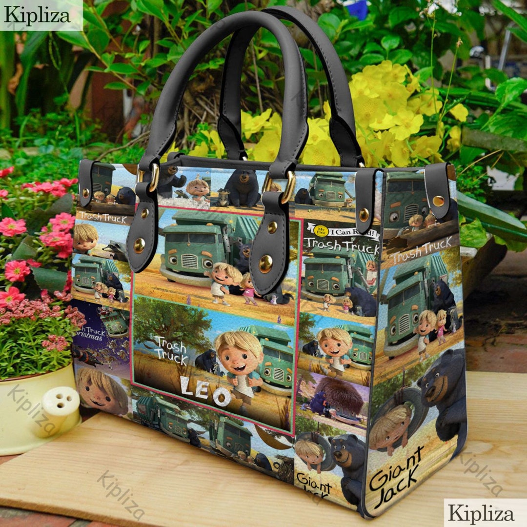 Trash Truck Handbag Trash Truck Leather Bag Trash Truck Etsy