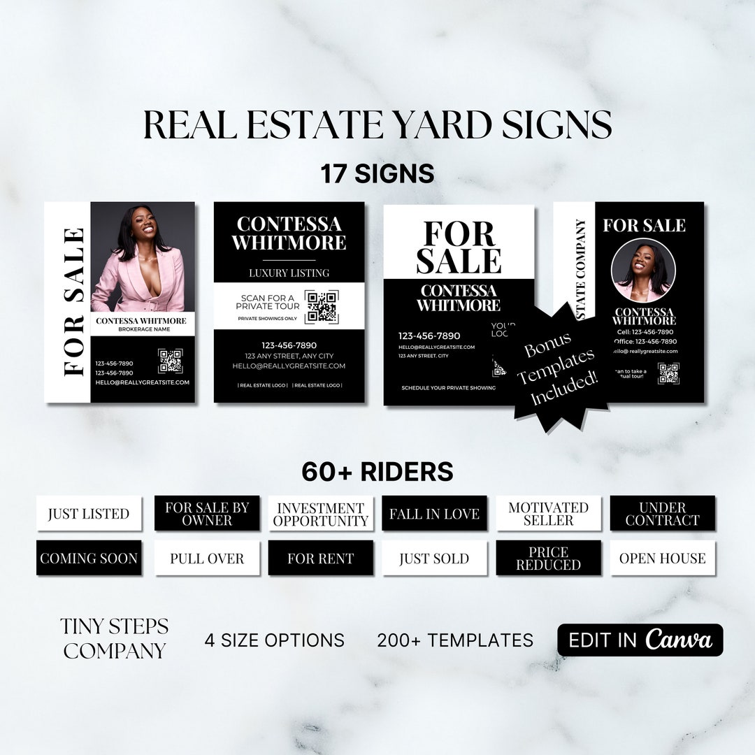 Real Estate Signs, Yard Signs, for Sale Sign, Real Estate Yard Sign
