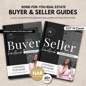 Real Estate Buyer and Seller Guide, Buyer Guide Real Estate, Listing Presentation for Real Estate, Home Buyer Guide, Real Estate Marketing