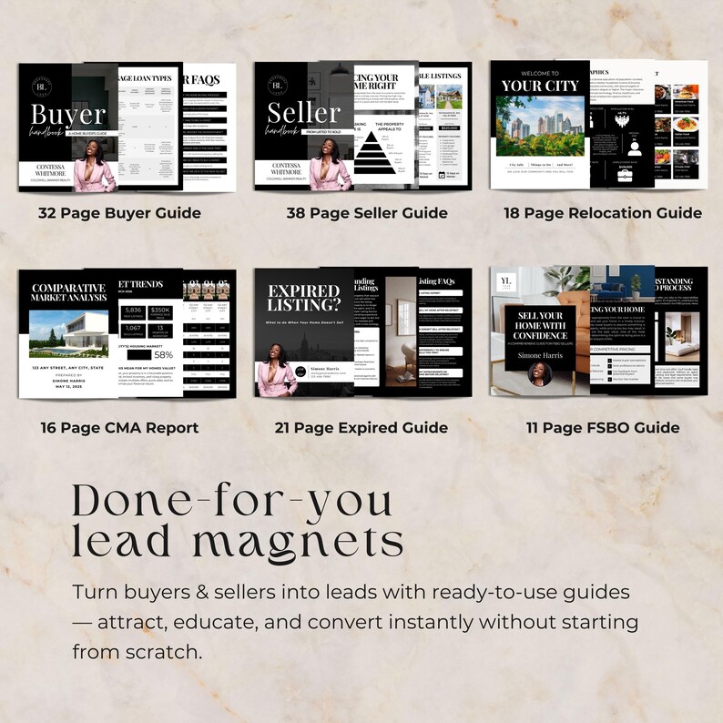 Paquete integral de bienes raíces de lujo, kit de marca para inmobiliarias, publicaciones en redes sociales para agentes inmobiliarios, plantillas de marketing inmobiliario, Canva imagen 4