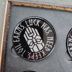 Custom 40k metal objective markers