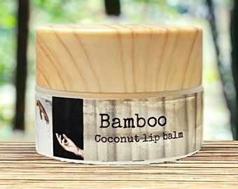 Bamboo coconut lip balm