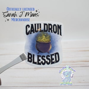 Cauldron Blessed Vinyl Sticker, ACOTAR Tumbler Dekoration, Party Geschenk, Geburtstagsgeschenk für SJM Fans, Bookish Sticker, Laptop Sticker,