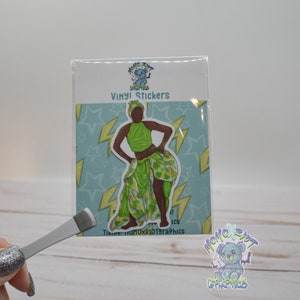 Adesivo de vinil Plena Dancer, decoração de copo Boricua, adesivo à prova d'água, presente de aniversário para latina, herança hispânica, decalque de conga, Latinx