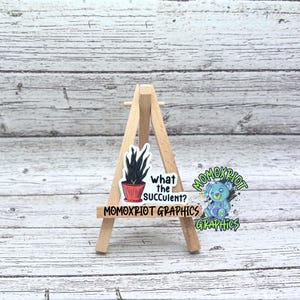 Pegatina de vinilo suculenta, pegatina de planta impermeable, pegatina de cactus, regalo para amantes de la naturaleza, linda decoración suculenta para portátiles, botellas de agua y más