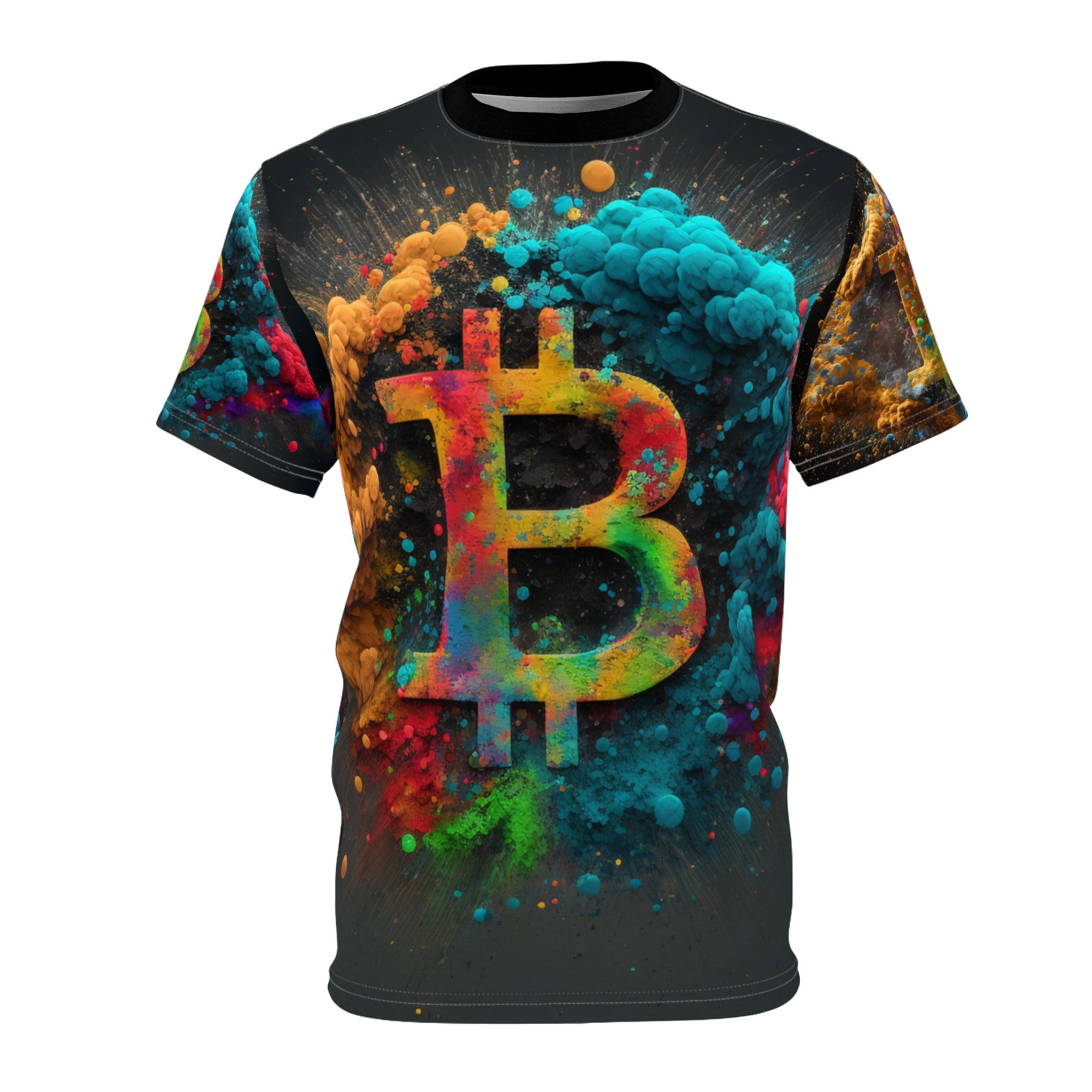 Discover Bitcoin Colorsplash 3D T Shirt