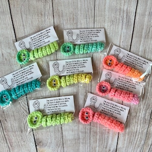 Worry Worms | 8 count bundle | Retro Colors | Classroom Store | Care Staff | Grief Support