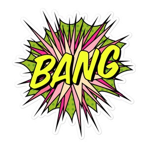 BANG Sticker - Etsy