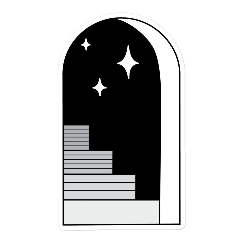 Stairway Arch Sticker - Etsy