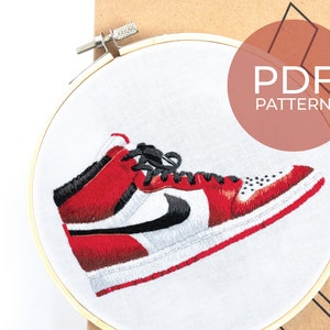 Air Jordan 1 Digitale Nadelmalerei Muster