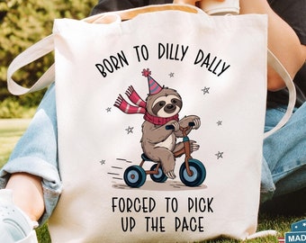 Canvas Bag, Canvas Tote Bag, Mini Tote Bag, Farmers Market Tote, One Silly Goose, Dreamcore, College Girl Gift, Colorful Tote Bag, Coworker
