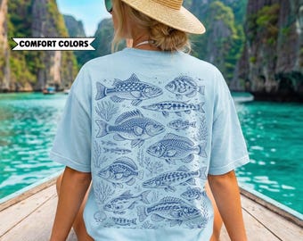 Respect The Locals, National Park Shirt, Camping Shirt, Camper Gift, Forest Animal Shirt, Sardine Shirt, Trout Fishing Shirt, Fishing Lover