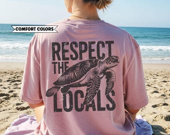 Respect The Locals, National Park Shirt, Camping Shirt, Camper Gift, Forest Animal Shirt, Sardine Shirt, Trout Fishing Shirt, Fishing Lover
