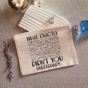 Probability Gift Canvas Pouch, Physicsteacher Gift, Math funnies Coworker Retirement, S temmed Ste m nerdy Gift, Statistics engineering tote