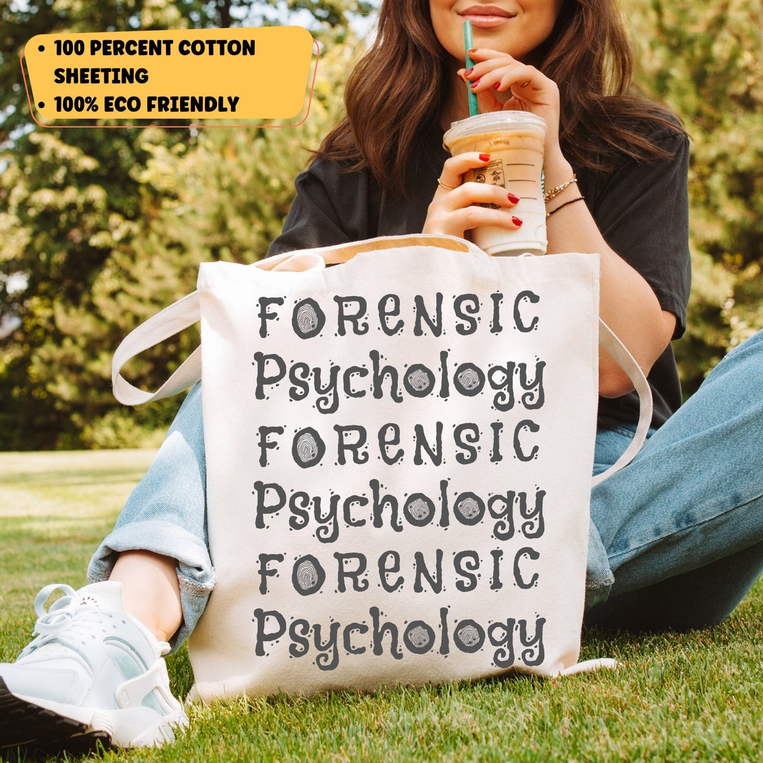 Forensic Psychologist Premium Canvas Tote Bag Gift Forensic Psychology