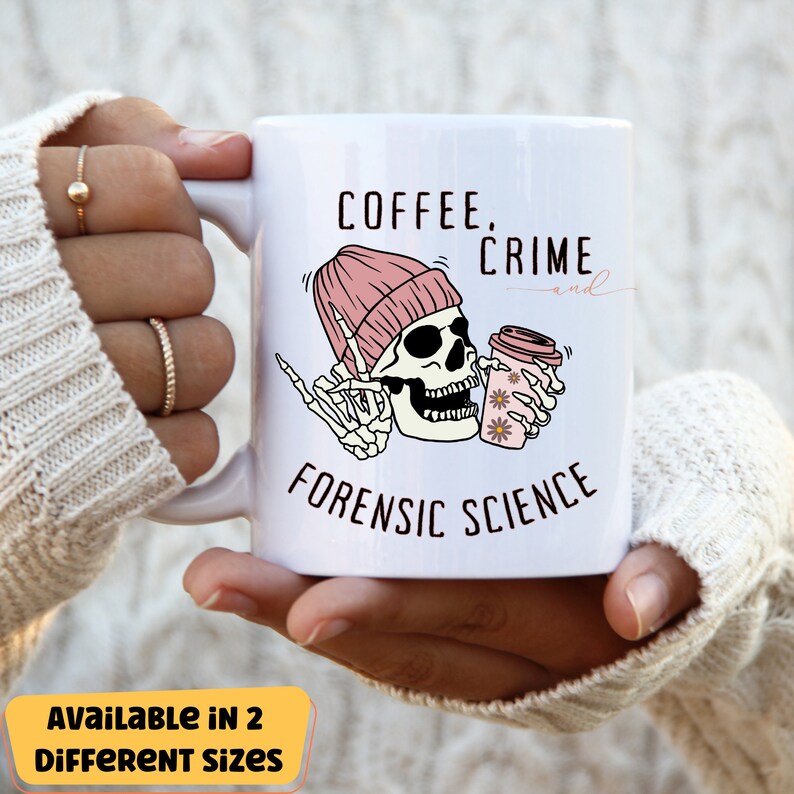 Forensic Science Coffee Mug Halloween Gifts Graduation Nurse Medical