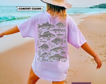 Respect The Locals, National Park Shirt, Camping Shirt, Camper Gift, Forest Animal Shirt, Sardine Shirt, Trout Fishing Shirt, Fishing Lover