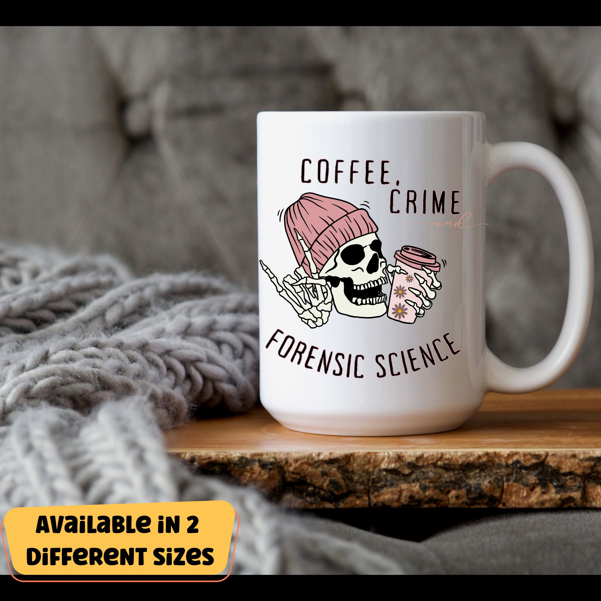 Forensic Science Coffee Mug Halloween Gifts Graduation Nurse Medical